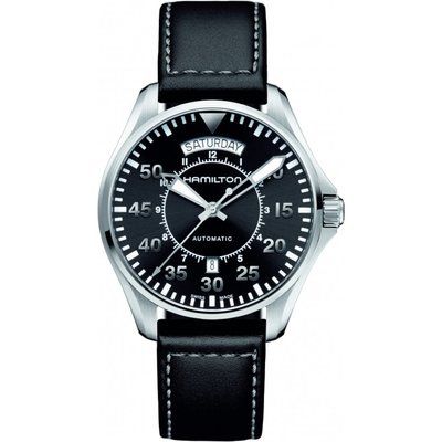 Men's Hamilton Khaki Pilot Day-Date Automatic Watch H64615735