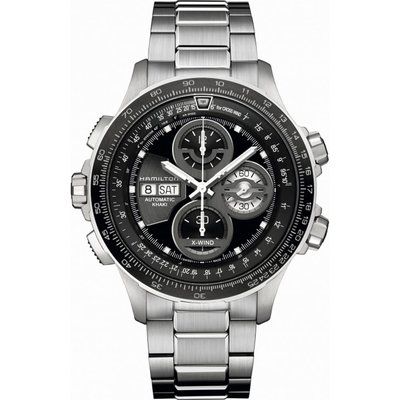 Mens Hamilton Khaki X-Wind Limited Edition Automatic Chronograph Watch H77766131
