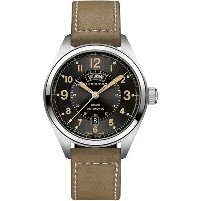 Mens Hamilton Khaki Field Day-Date Automatic Watch H70505833