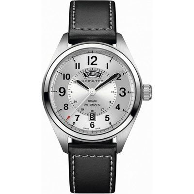 Mens Hamilton Khaki Field Day-Date Automatic Watch H70505753