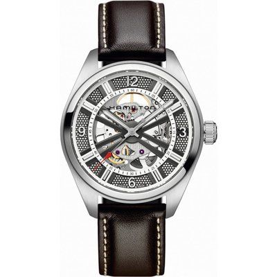 Men's Hamilton Khaki Skeleton Automatic Watch H72515585