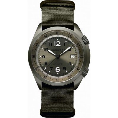 Mens Hamilton Khaki Pilot Pioneer Alu Automatic Watch H80405865
