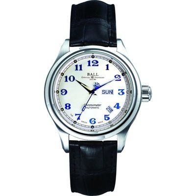 Mens Ball Trainmaster Cleveland Express Chronometer Automatic Watch NM1058D-LCJ-SL
