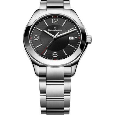 Mens Maurice Lacroix Miros Date Watch MI1018-SS002-330-1