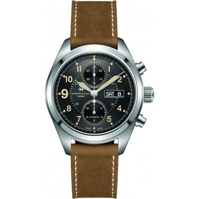 Men's Hamilton Khaki Field 42mm Automatic Chronograph Watch H71616535