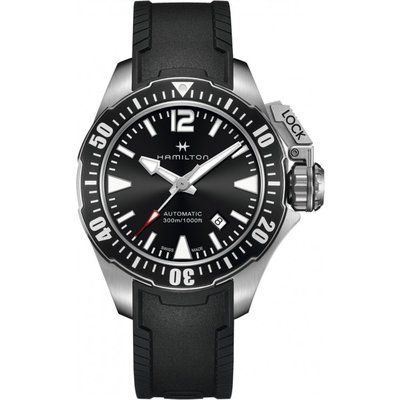 Men's Hamilton Khaki Frogman 42mm Automatic Watch H77605335
