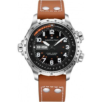 Mens Hamilton Khaki Aviation X-Wing Automatic Watch H77755533