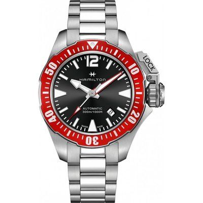 Men's Hamilton Khaki Navy Frogman Automatic Watch H77725135