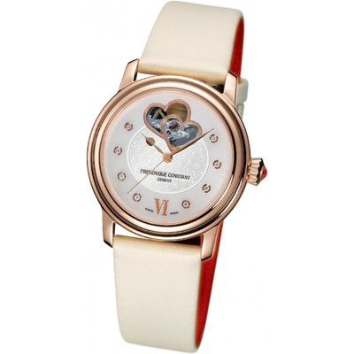 Ladies Frederique Constant World Heart Federation Automatic Diamond Watch FC-310WHF2P4