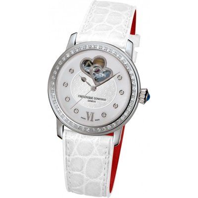 Ladies Frederique Constant World Heart Federation Automatic Diamond Watch FC-310WHF2PD6