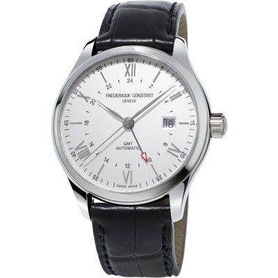 Mens Frederique Constant Classic Index GMT Automatic Watch FC-350S5B6