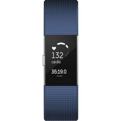 Unisex Fitbit Charge 2 Bluetooth Fitness Activity Tracker Watch FB407SBUL-EU