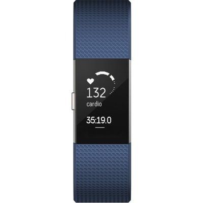 Unisex Fitbit Charge 2 Bluetooth Fitness Activity Tracker Watch FB407SBUS-EU