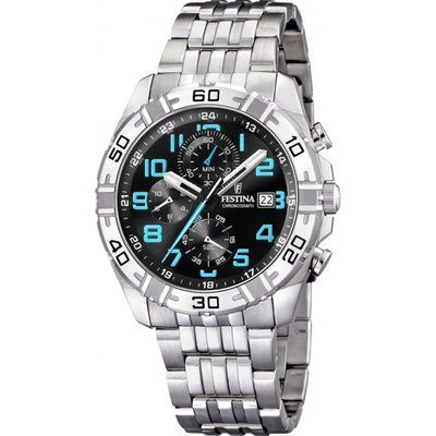 Men's Festina Strap Bracelet Set Chronograph Watch F16493/5