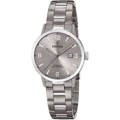 Ladies Festina Titanium Titanium Watch F20436/2