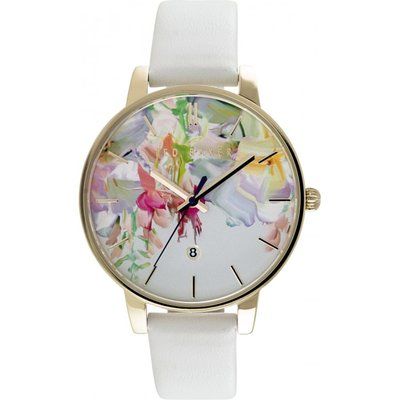 Ladies Ted Baker Printed Floral Dial Watch TE10030652