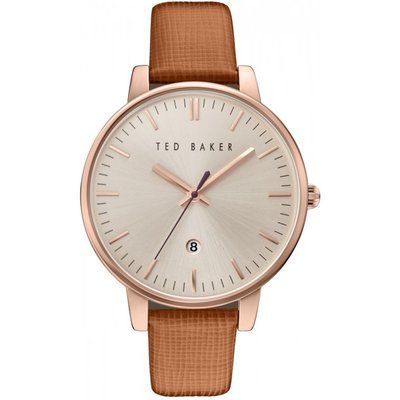 Ladies Ted Baker Kate Saffiano Leather Strap Watch TE10030738