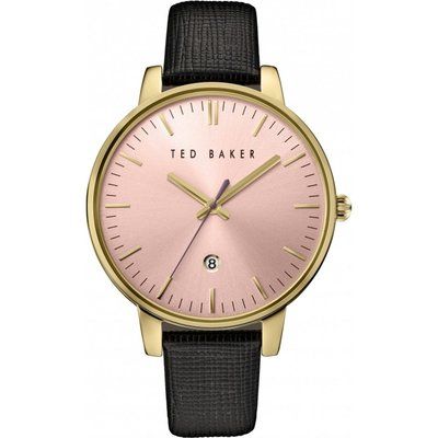 Ladies Ted Baker Kate Saffiano Leather Strap Watch TE10030740