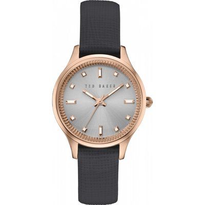 Ladies Ted Baker Zoe Saffiano Leather Strap Watch TE10030744