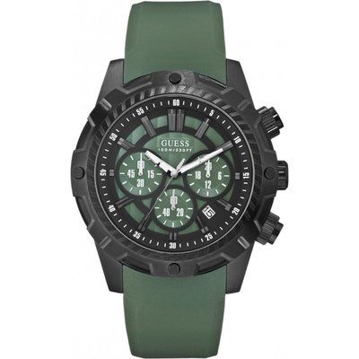 Men's Guess Hardware Chronograph Watch W0038G2