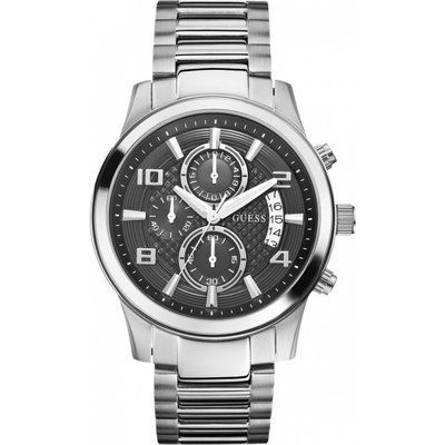 Mens Guess Exec Chronograph Watch W0075G1