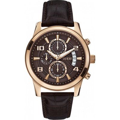 Mens Guess Exec Chronograph Watch W0076G4