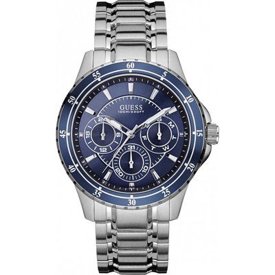 Mens Guess Longtitude Chronograph Watch W0670G2